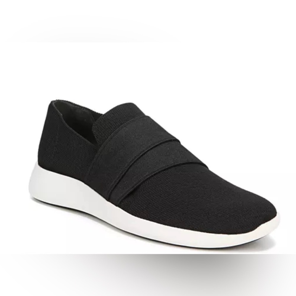 Vince Aston Slip-on Knit Black Sneakers